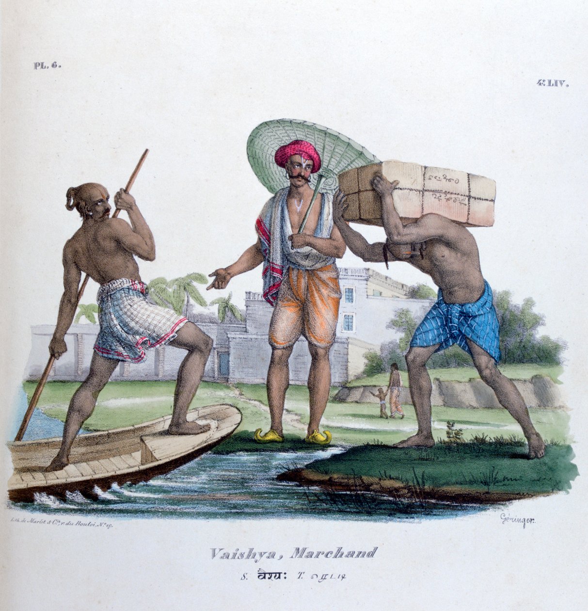 Köpman, 1828 av Marlet et Cie