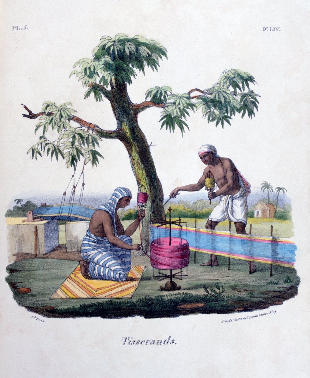 Weavers, 1828 av Marlet et Cie