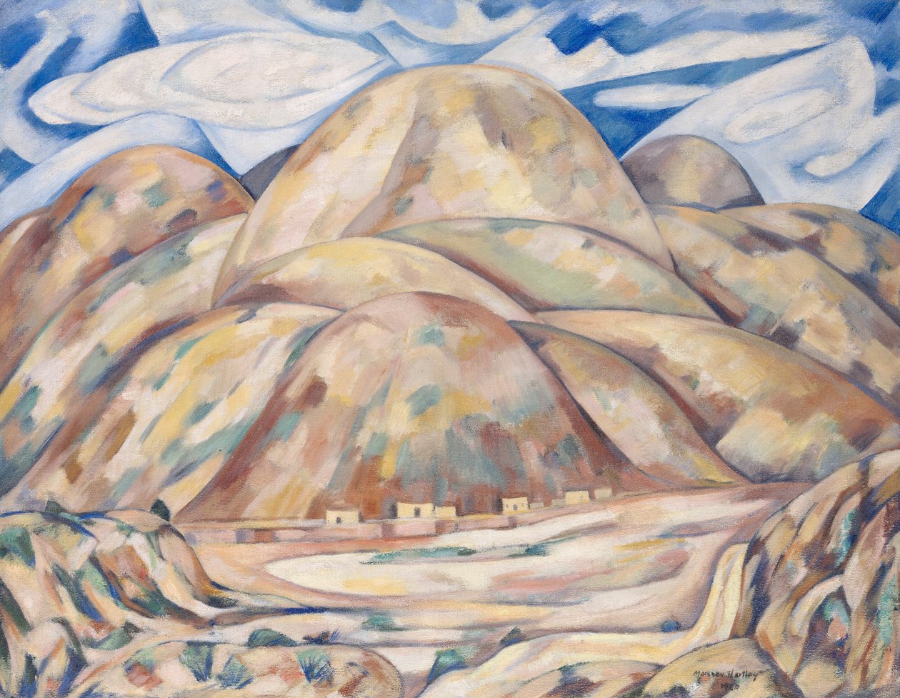 Landskap nr 3, Cash Entry Mines, New Mexico av Marsden Hartley