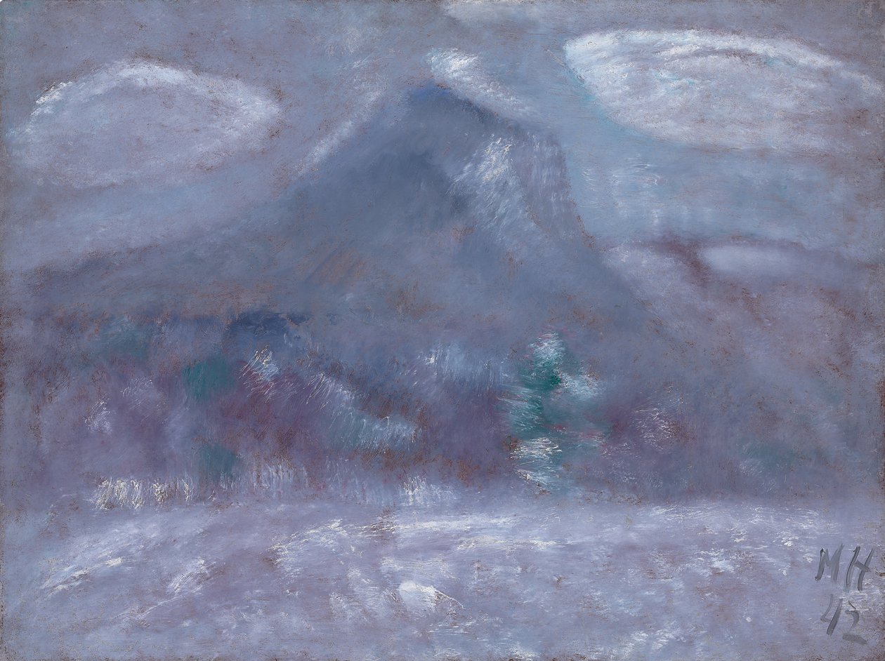 Mount Katahdin, snöstorm av Marsden Hartley