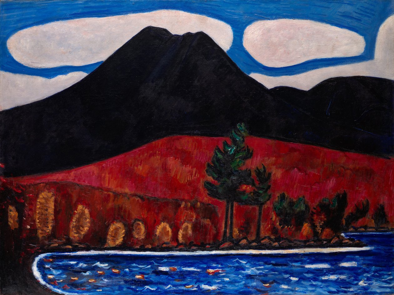 Mt. Katahdin (Maine), höst #2, 1939-40 av Marsden Hartley