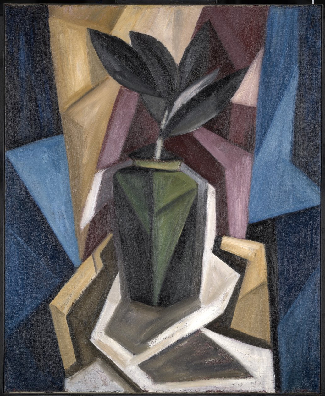Gummifabrik, 1920 av Marsden Hartley