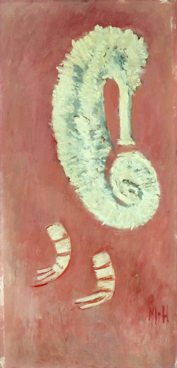 Havshäst och räkor av Marsden Hartley