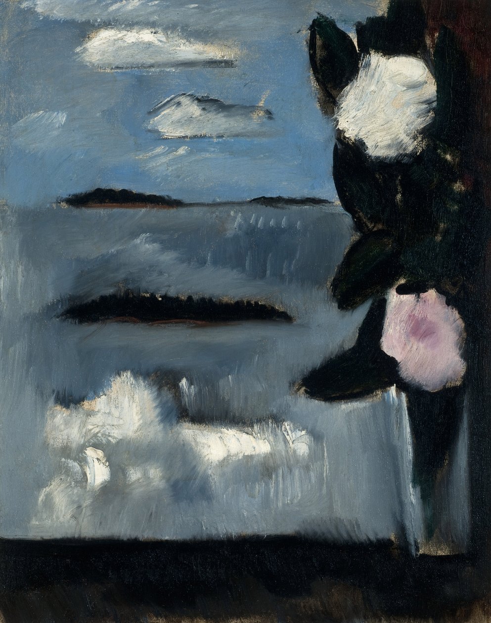 Vintervind, Maine-kusten, 1941 av Marsden Hartley