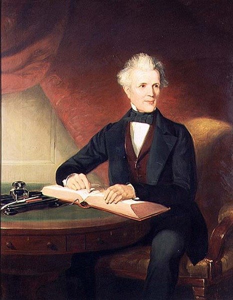 Porträtt av Dr James Mitchell av Marshall Claxton