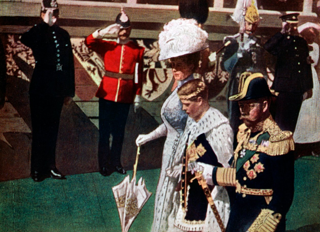 Prinsen av Wales investiture, Carnarvon Castle, 1911-1912. av Marshall Herskovitz