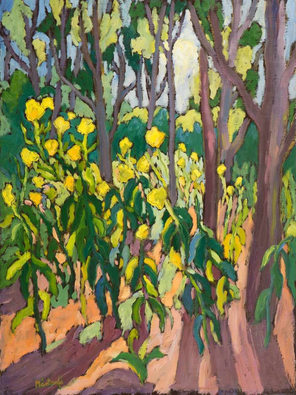 Ambassadors of Light [2011] 80*60 cm, olja ombord av Marta Martonfi Benke