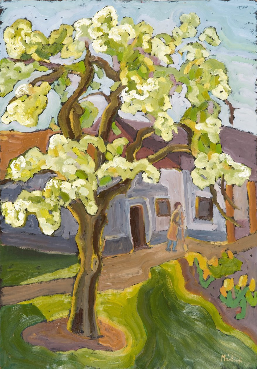 Blommande päronträd, 2008 av Marta Martonfi Benke