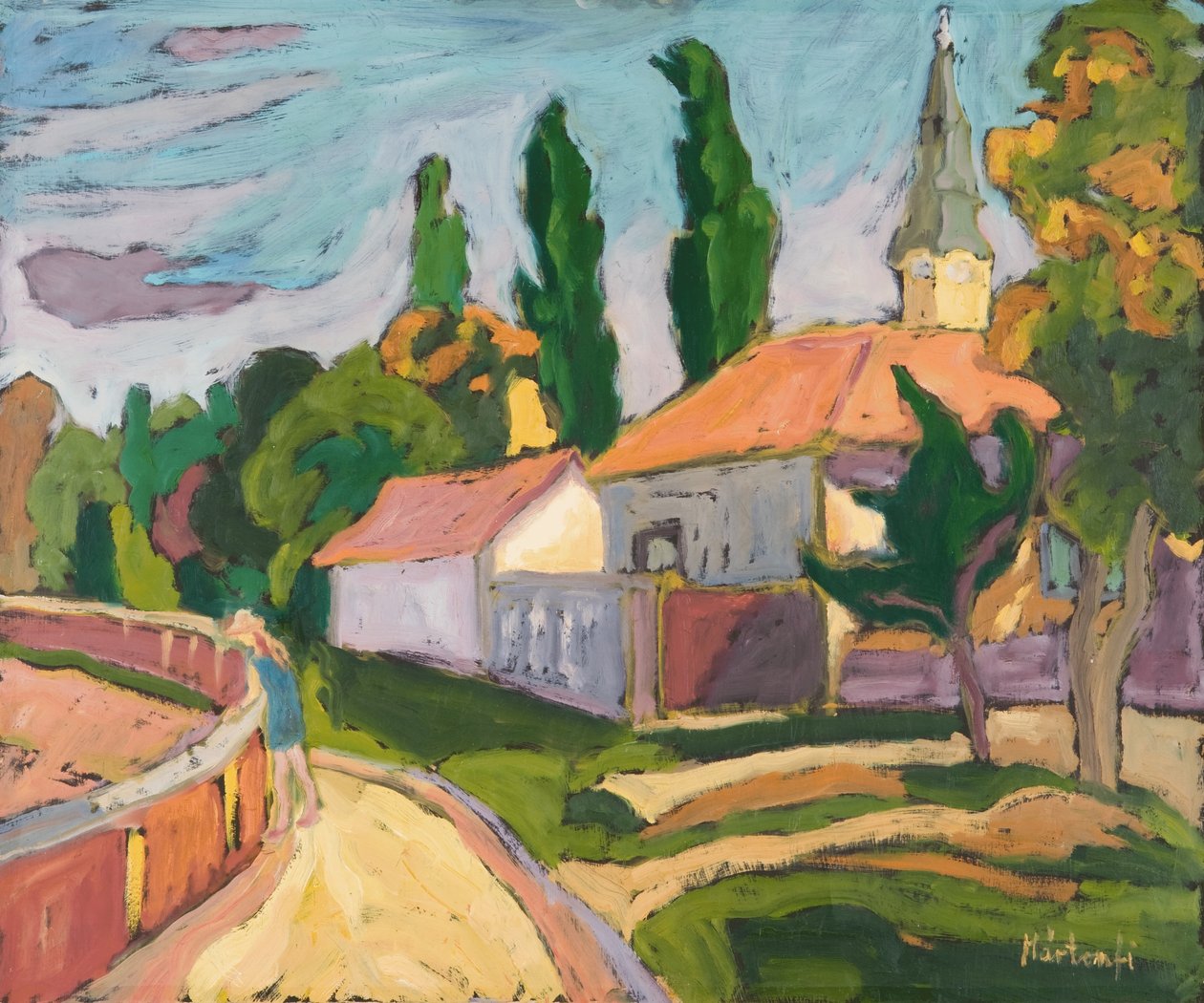 Village Mood, 2008 av Marta Martonfi Benke