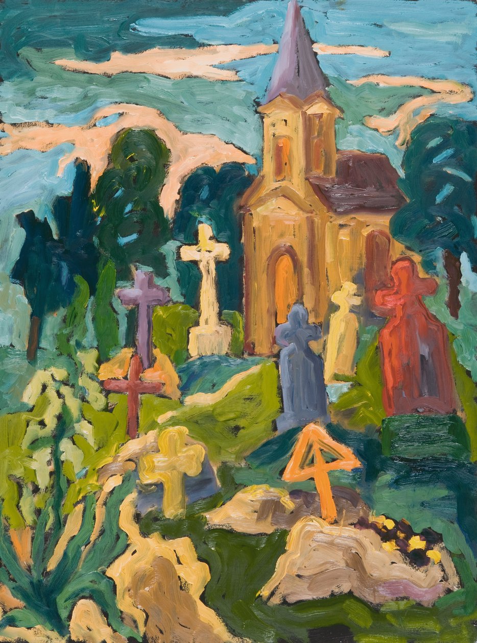 Kyrkogård och kapell, 2005 av Marta Martonfi Benke