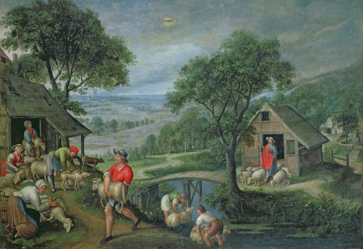 Liknelsen om den gode herden, ca 1580-90 av Marten Valckenborch  the van Elder