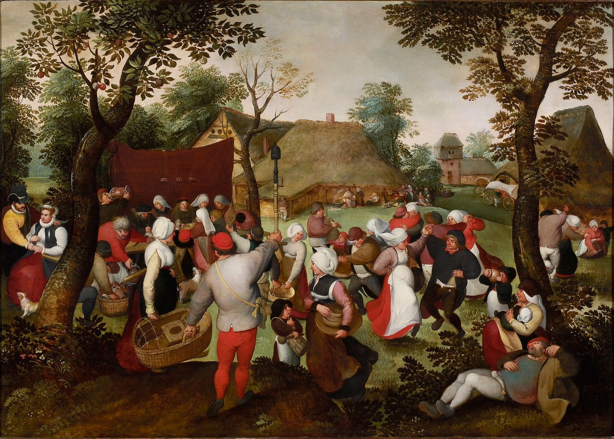 Bondbröllopet, ca 1559-1575. av Marten van Cleve the Elder