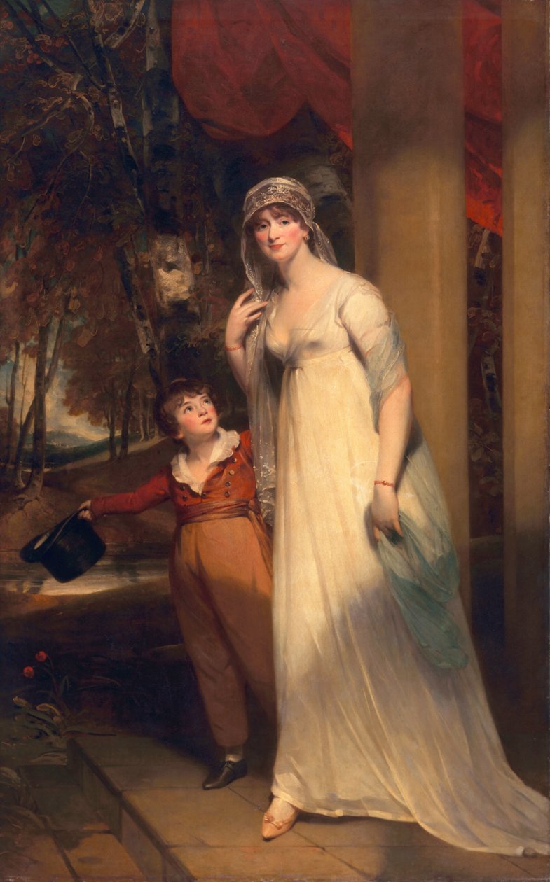 Frances Borlase, senare Frances Grenfell, och Pascoe George Norman Grenfell, ca 1804 av Martin Archer Shee