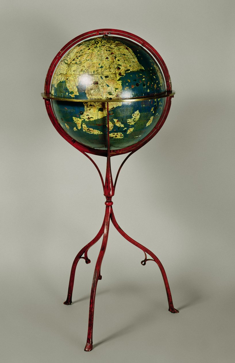Terrestrial Globe, tillverkad i Nürnberg 1492 (se även 158166 och 158167) av Martin Behaim