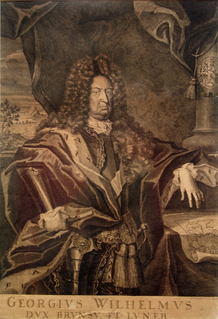 George William hertig av Brunswick och Lüneburg av Martin Bernigeroth