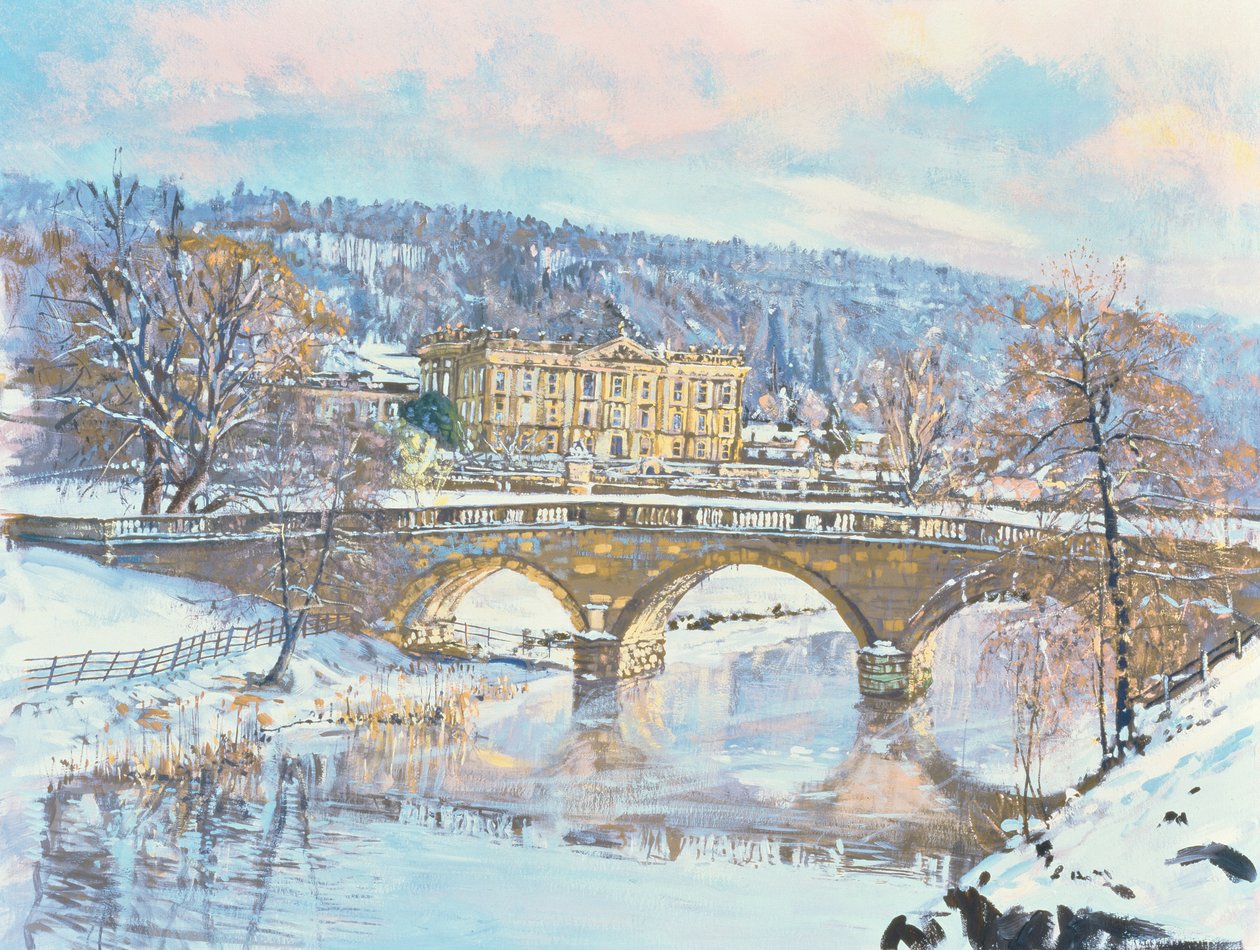 Chatsworth - Solitude, 1995 (gouache) av Martin Decent