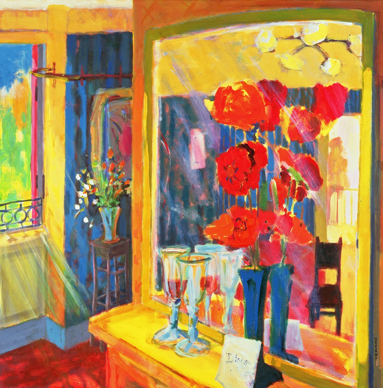 The New Beginning, 2000 (akryl på duk) av Martin Decent
