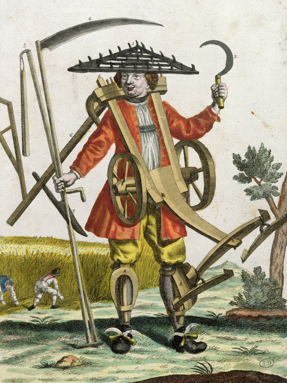 En bonde, 1735 av Martin Engelbrecht
