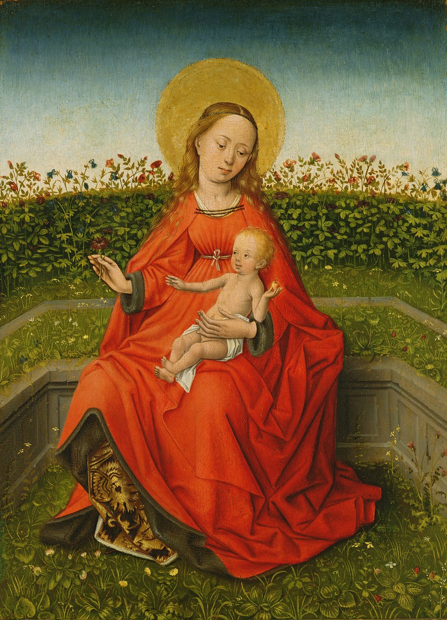 Maria från Rosenbusken av Martin Schongauer