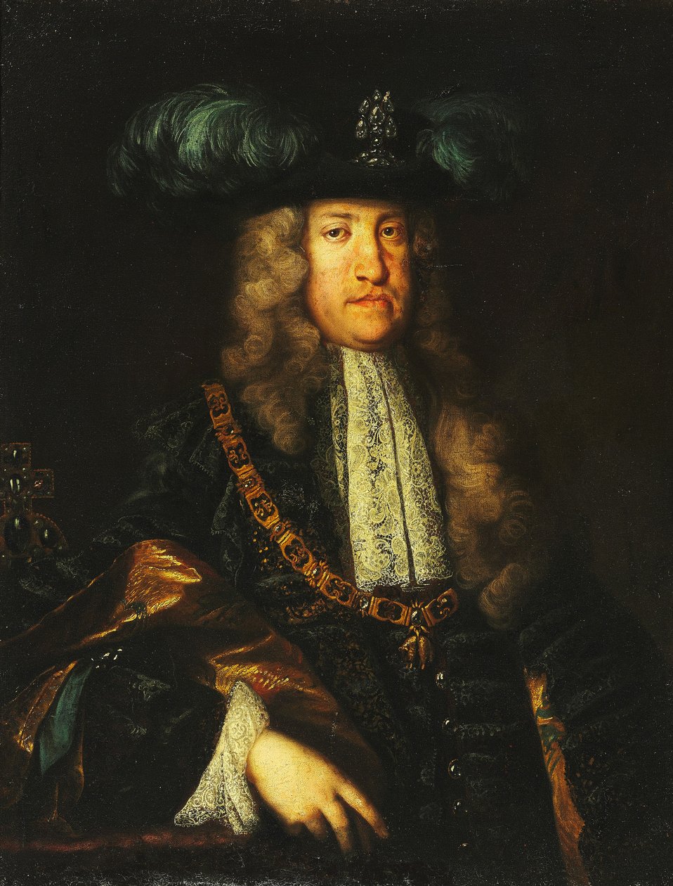 Porträtt av kejsaren Karl VI. av Martin II Mytens or Meytens
