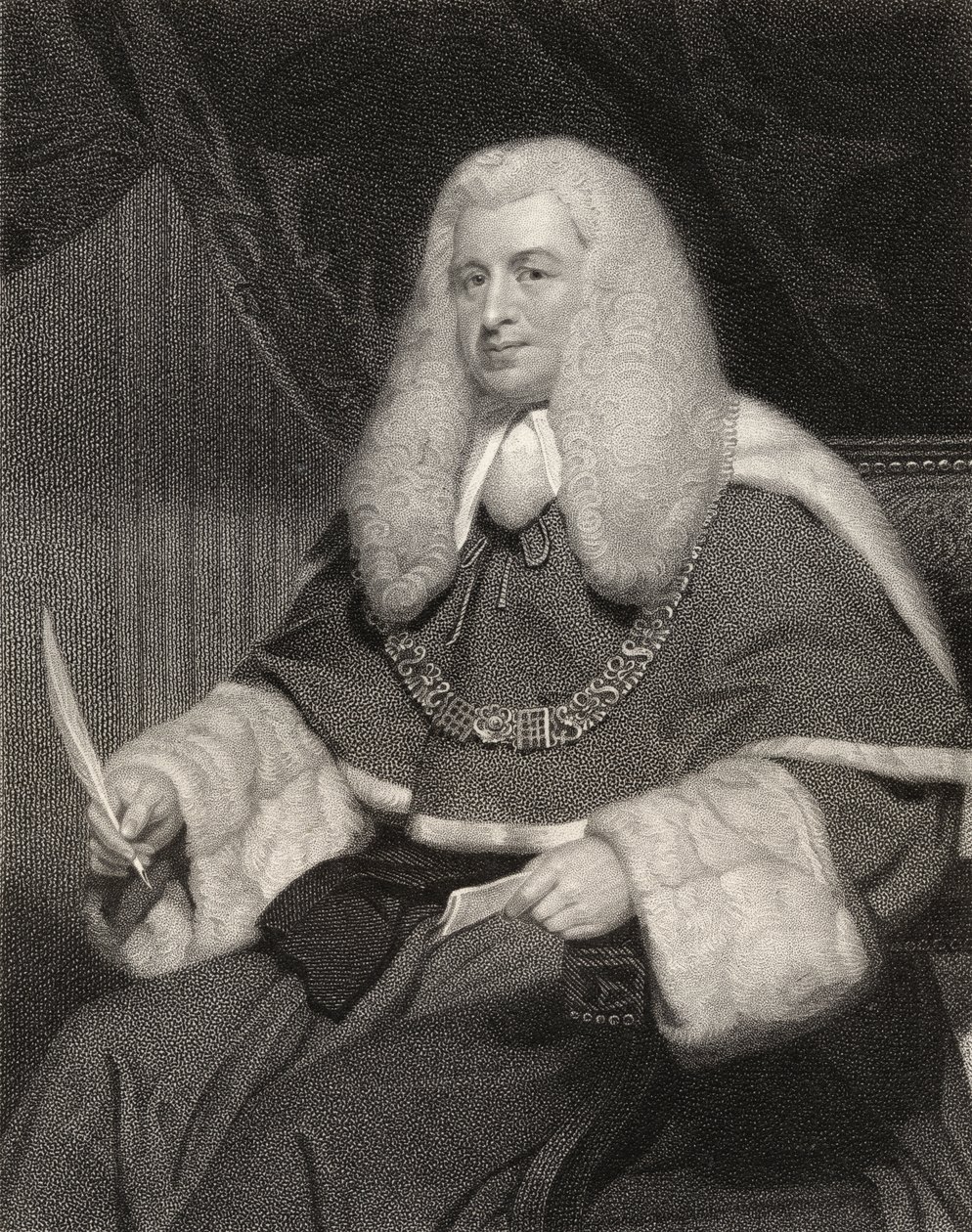 Lord Lloyd Kenyon, graverad av William Holl (1807-71) från 