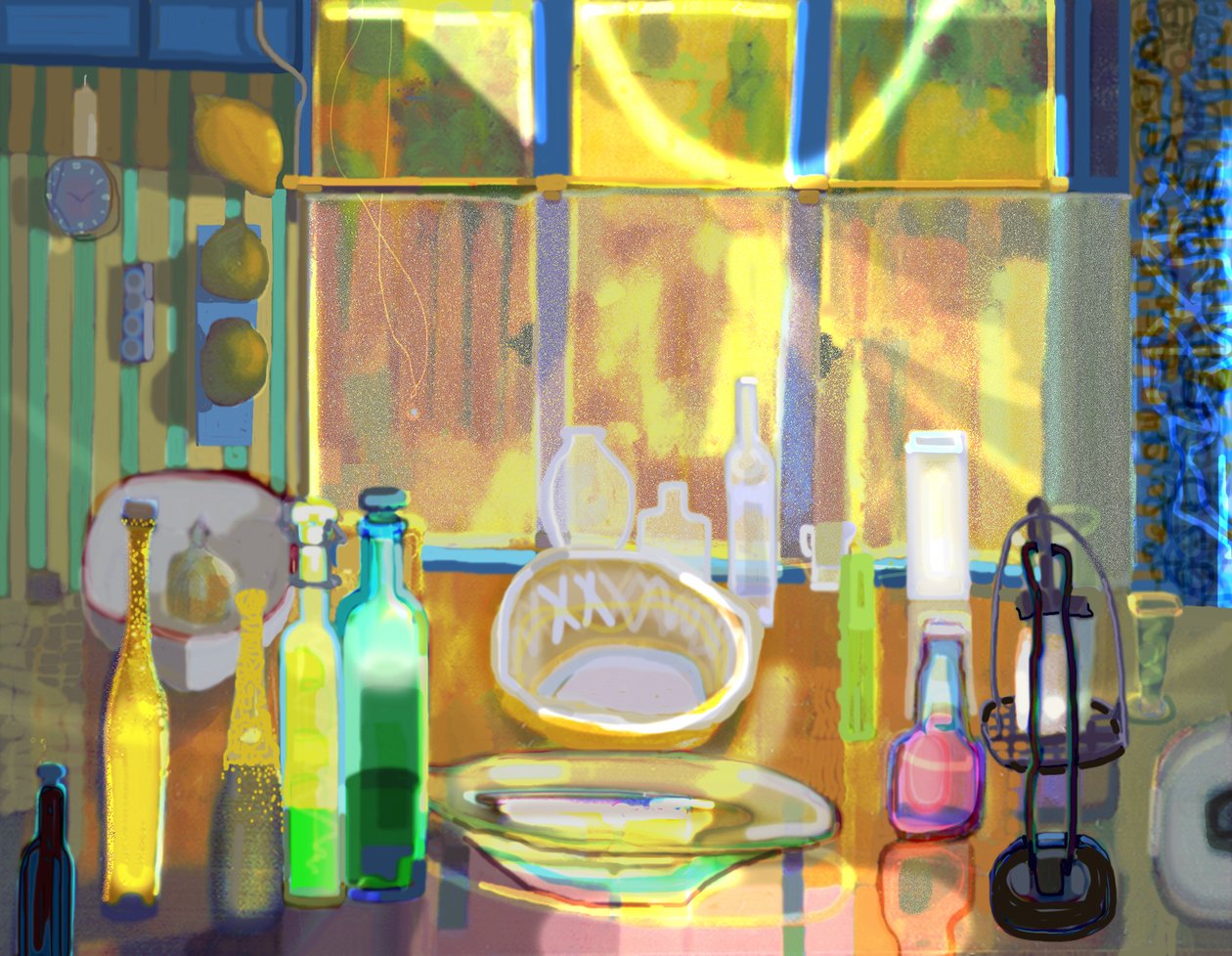 Reflektioner över stilleben av Martin Decent