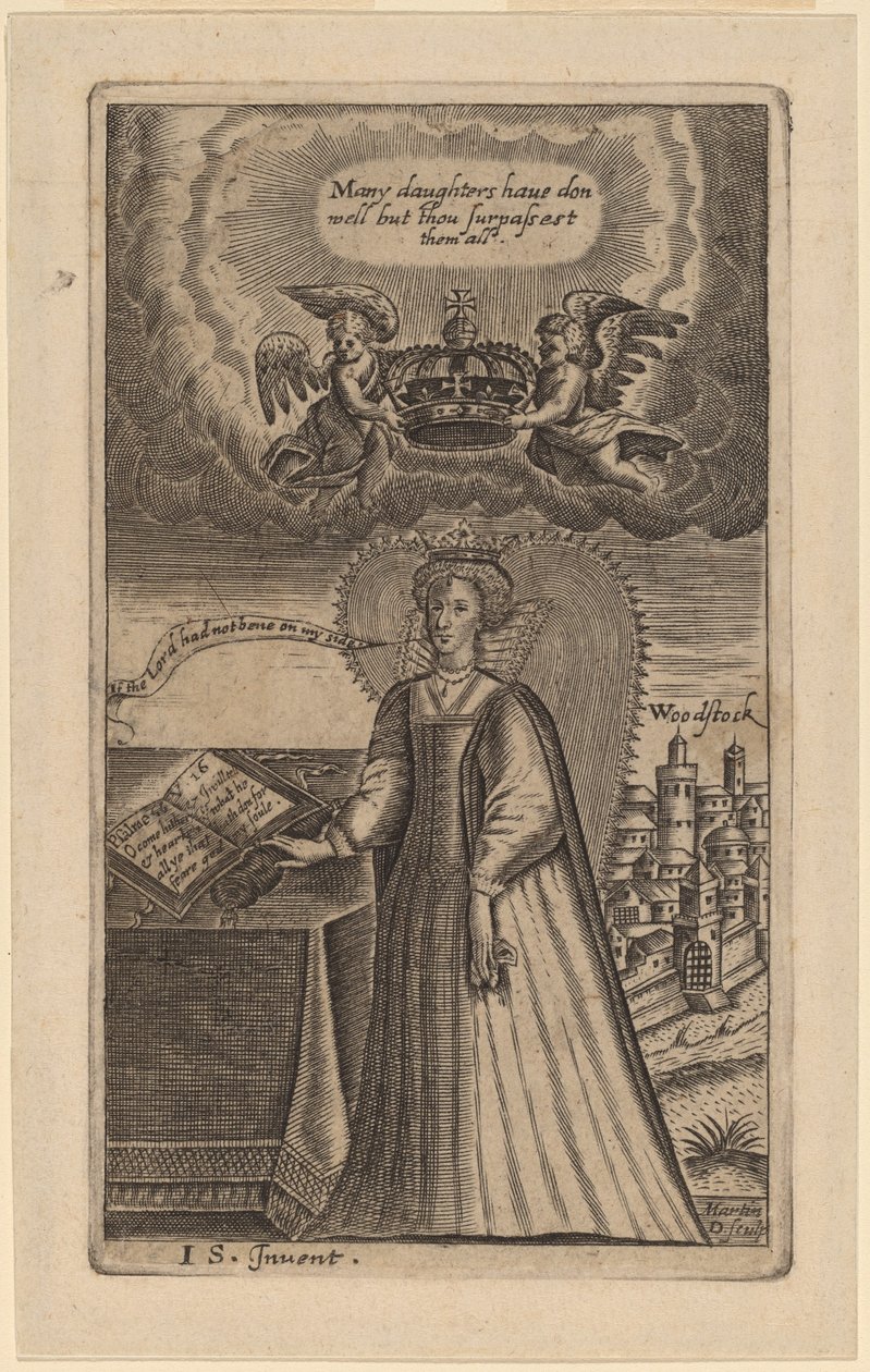drottning Elizabeth av Martin Droeshout