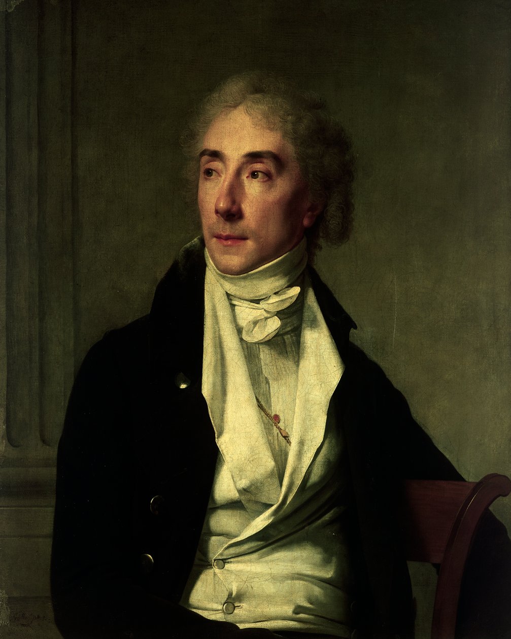 Porträtt av Baptiste Cadet, fransk skådespelare, målning av Martin Drolling (1752-1817), olja på duk av Martin Drölling
