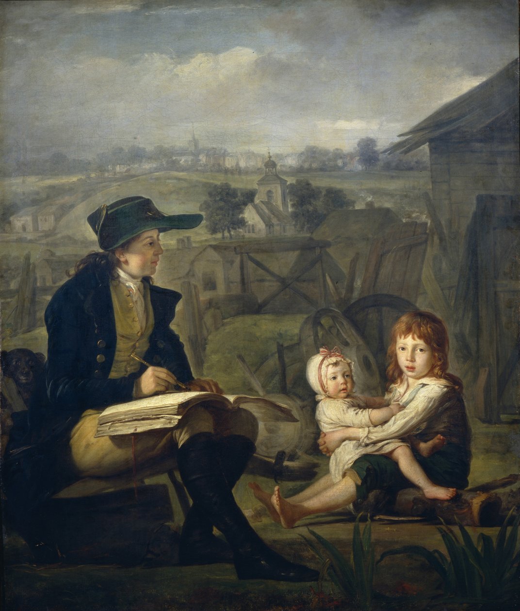 Werther ritar barn, 1796 av Martin Ferdinand Quadal