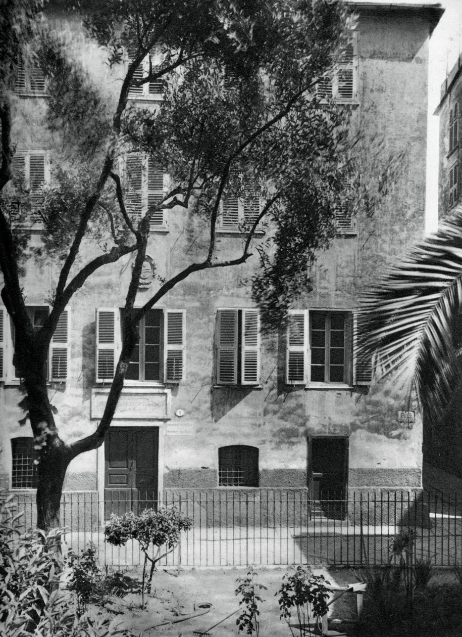 Huset där Napoleon föddes, Ajaccio, Korsika, 1937. av Martin Hurlimann
