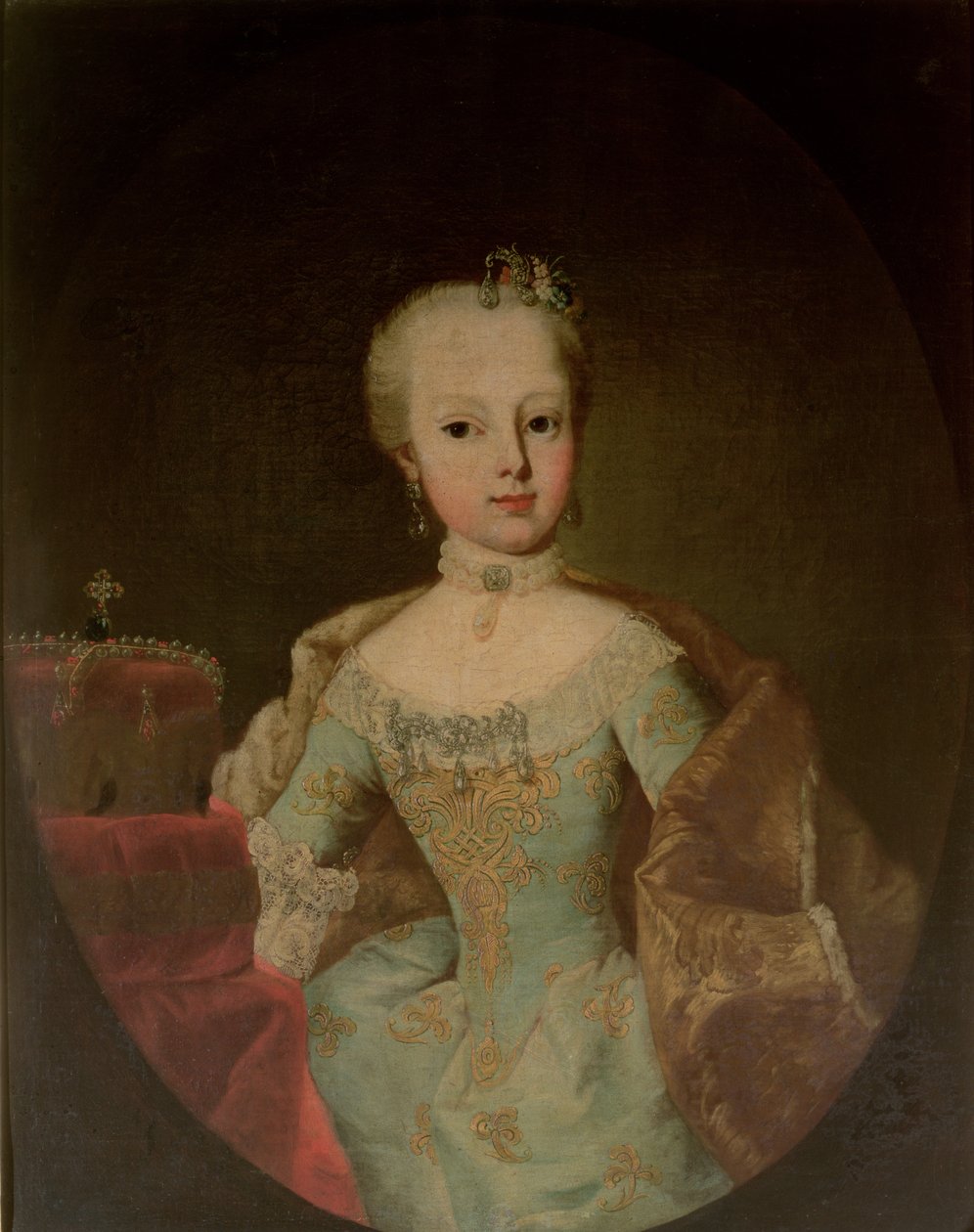 Ärkehertiginnan Maria Josepha Habsburg-Lothringen (1751-67), tolfte barn till kejsarinnan Maria Theresia av Österrike (1717-80) och kejsar Frans I (1708-65) av Martin II Mytens or Meytens