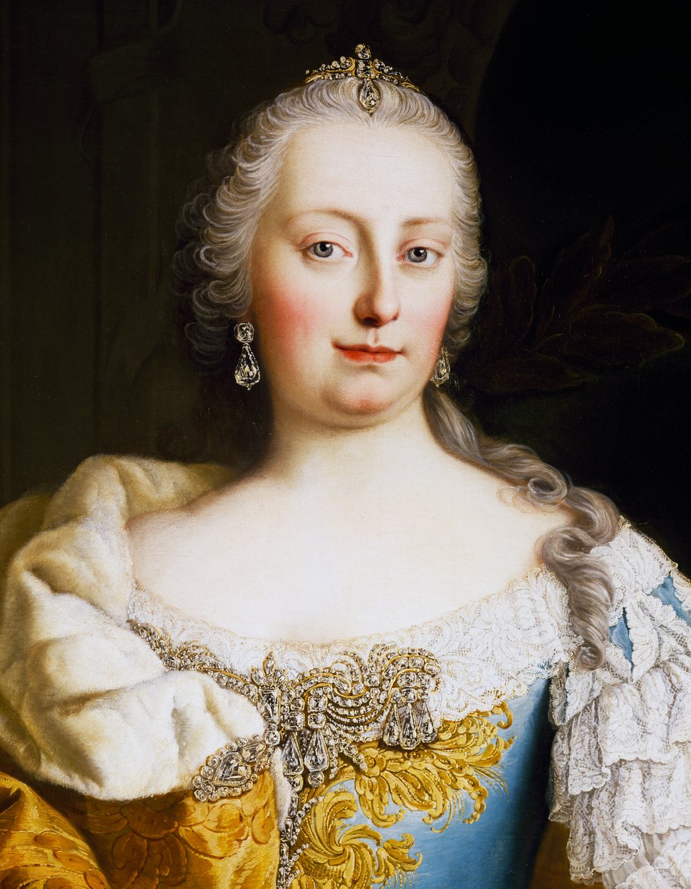 Porträtt av kejsarinnan Maria Theresia av Österrike (Wien av Martin II Mytens or Meytens