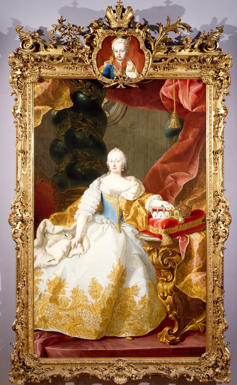 Porträtt av Maria Theresia (Wien av Martin II Mytens or Meytens