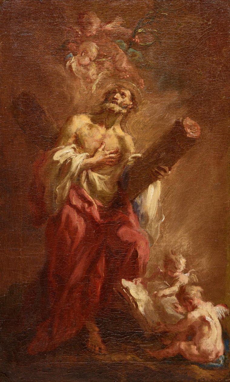 Aposteln Andreas av Martin Johann Schmidt