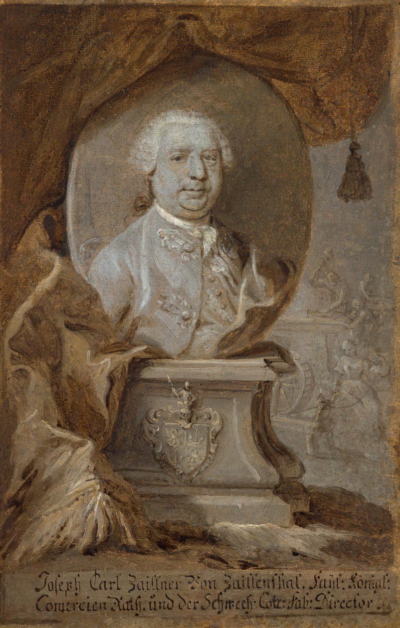 Joseph Carl Zaillner från Zaillenthal av Martin Johann Schmidt
