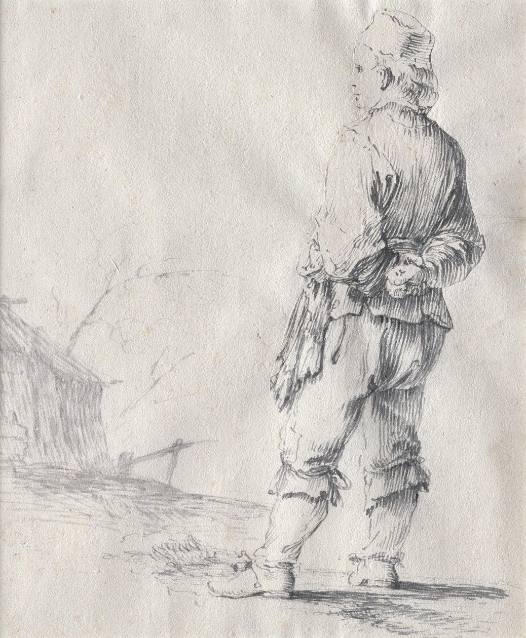 Stående pojke av Martin Johann Schmidt