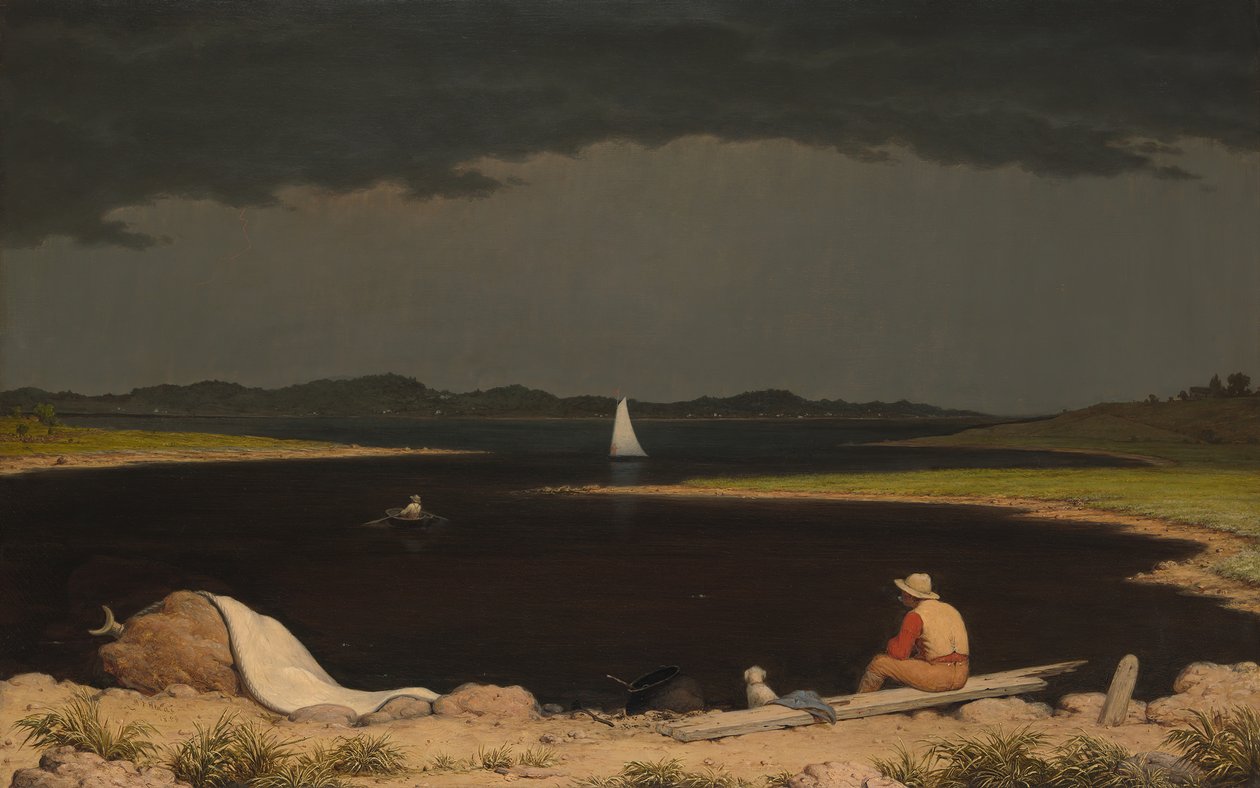 Närmar sig åskstorm, 1859. av Martin Johnson Heade
