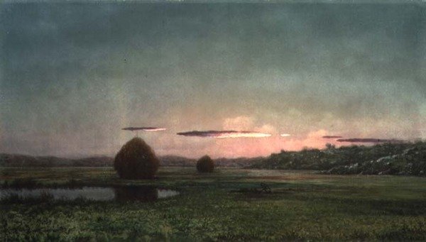 Marshes (olja på duk) av Martin Johnson Heade