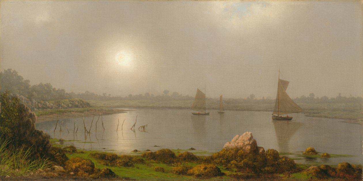 York hamn, kusten i Maine av Martin Johnson Heade