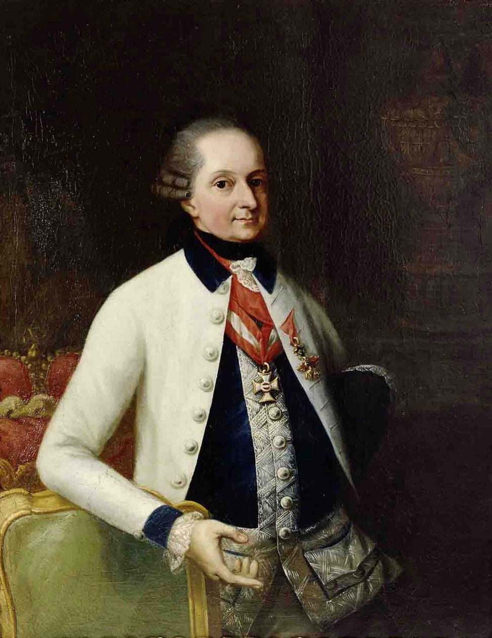Nikolaus I, prins Esterházy 1714-1790 i uniformen för sitt ungerska infanteriregemente nr 33 av Martin Knoller