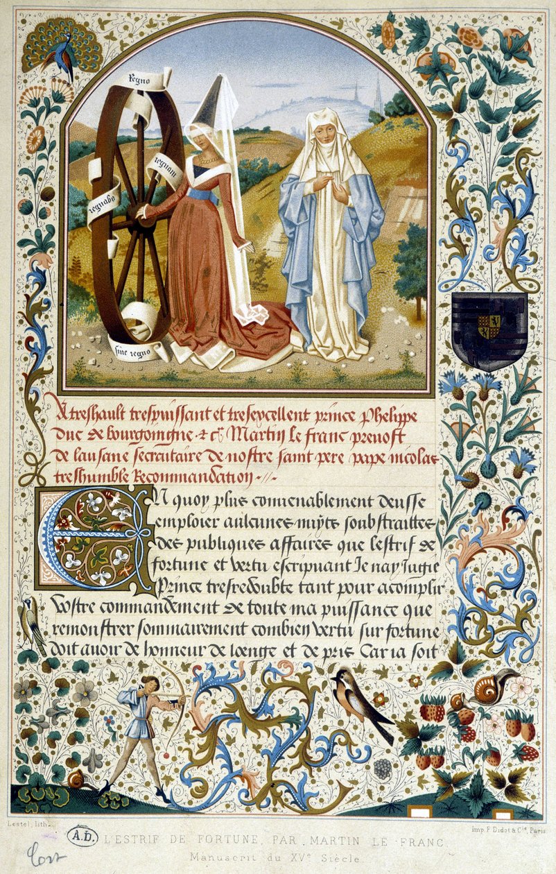 Lyckohjulet - av Martin Le Franc av Martin Le Franc