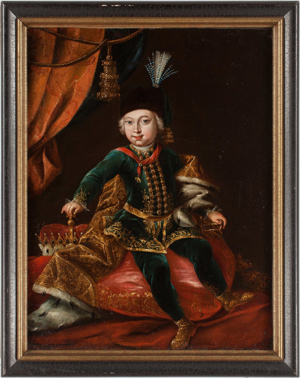 Porträtt av kejsar Joseph II som barn av Martin Meytens the Younger