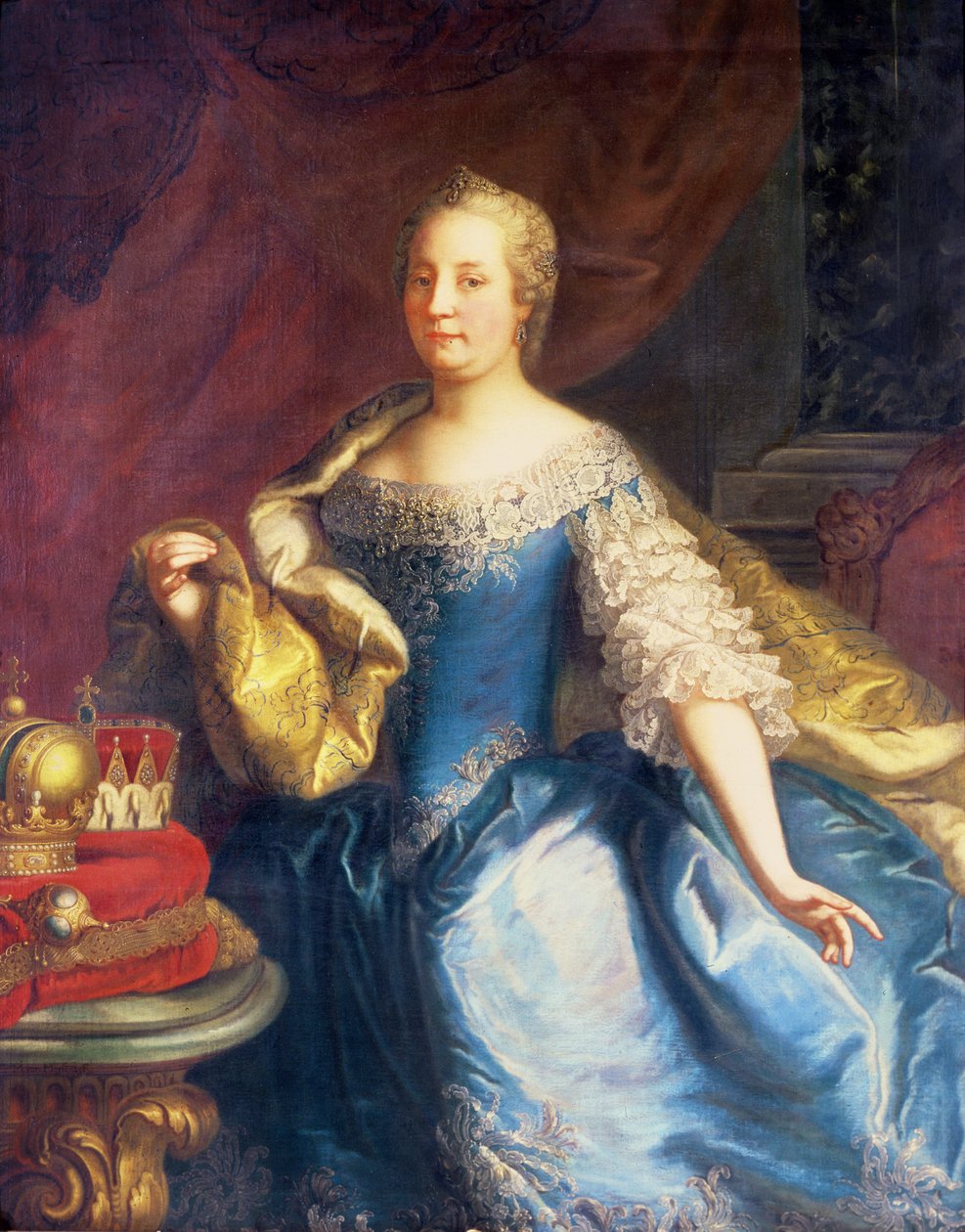 Porträtt av kejsarinnan Maria Theresia av Österrike av Martin Mytens or Meytens