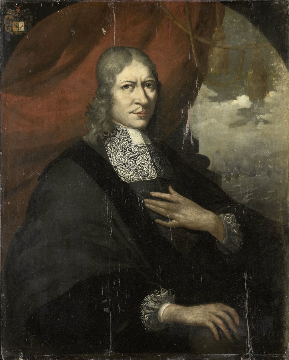 Porträtt av Rycklof van Goens, generalguvernör av Martin Palin (attributed to)