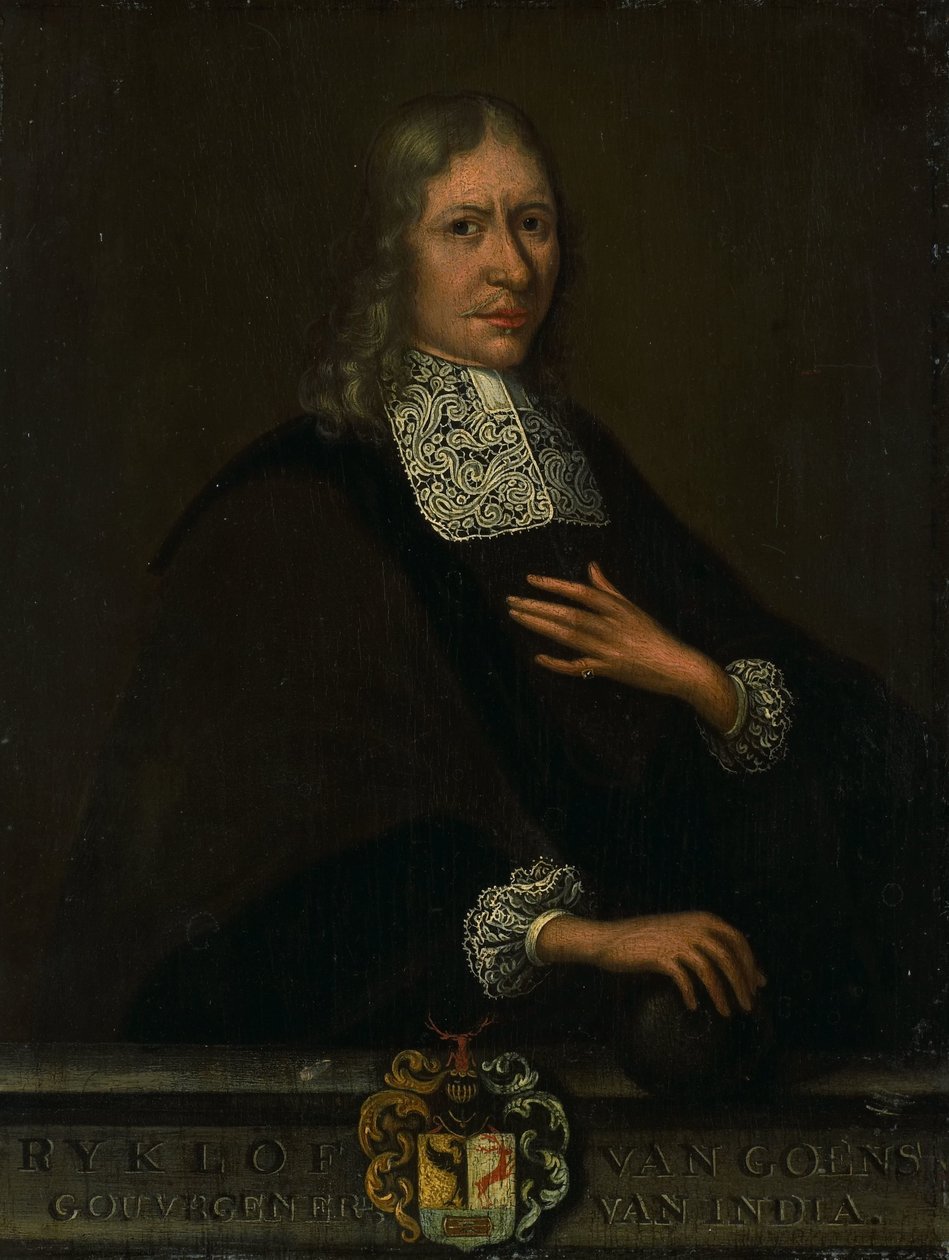 Porträtt av Rycklof van Goens, generalguvernör för Nederländska Ostindiska kompaniet av Martin Palin (copy after)