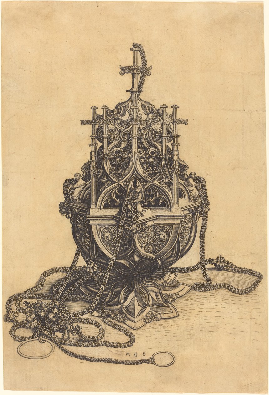 En rökelsekar av Martin Schongauer
