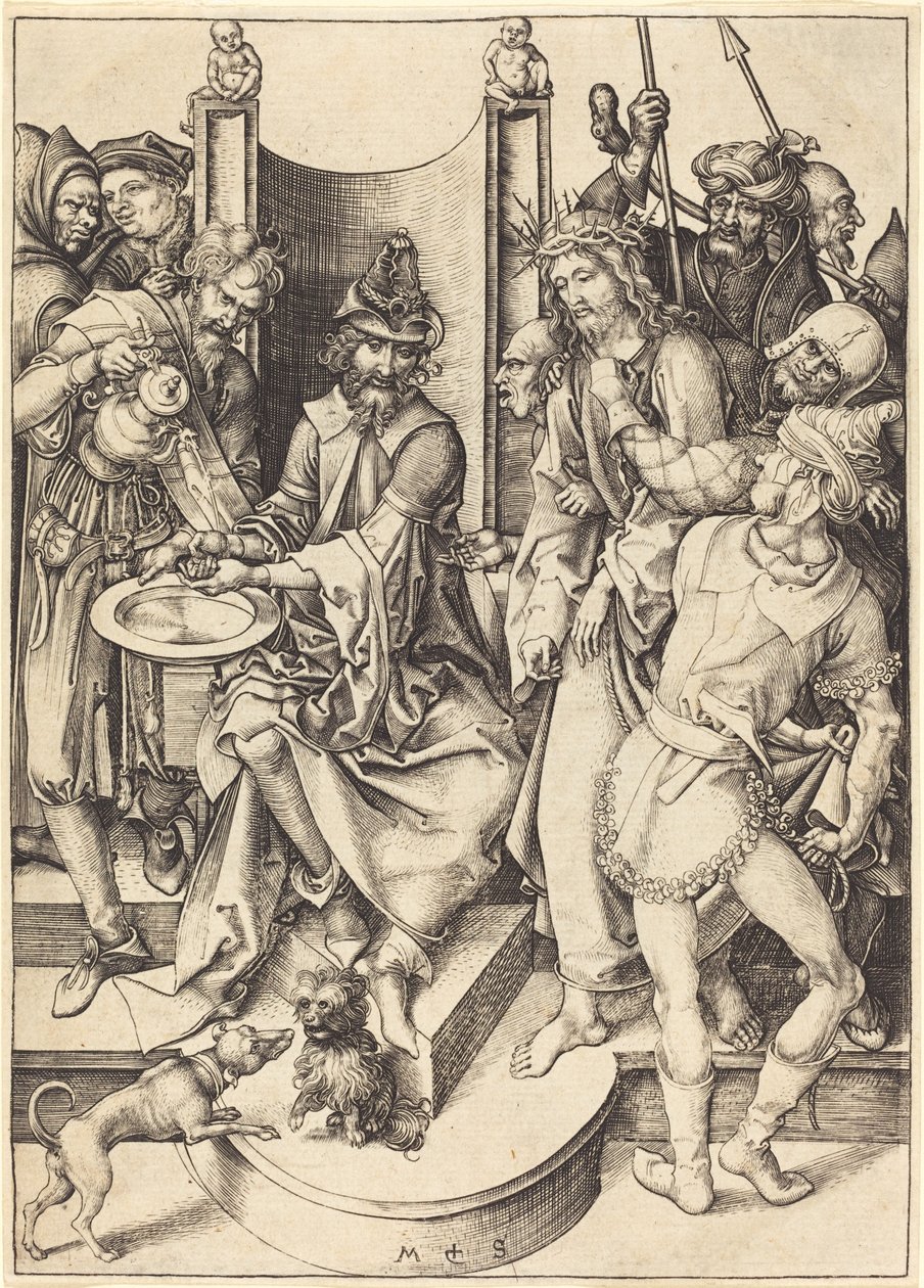 Kristus inför Pilatus av Martin Schongauer