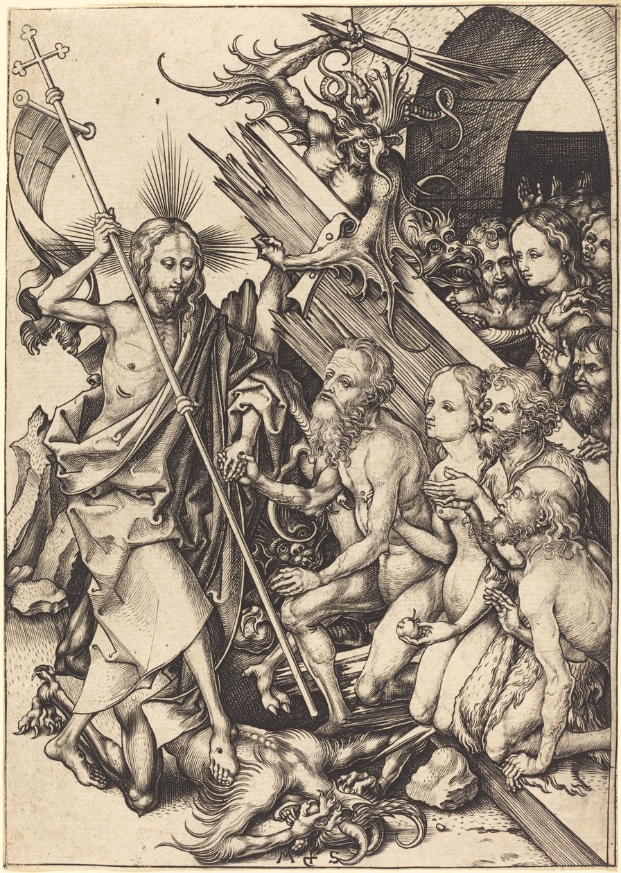 Kristus i Limbo av Martin Schongauer