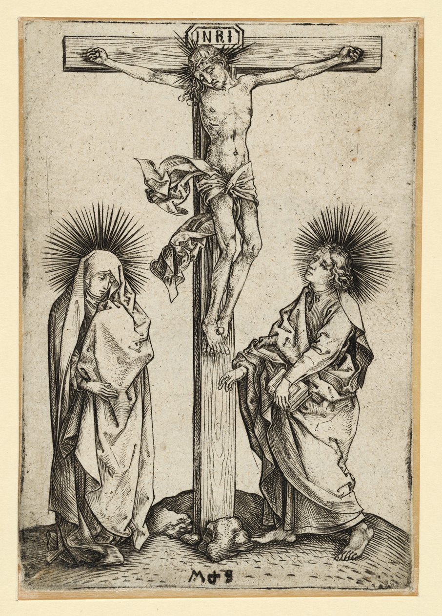 Kristus på korset av Martin Schongauer