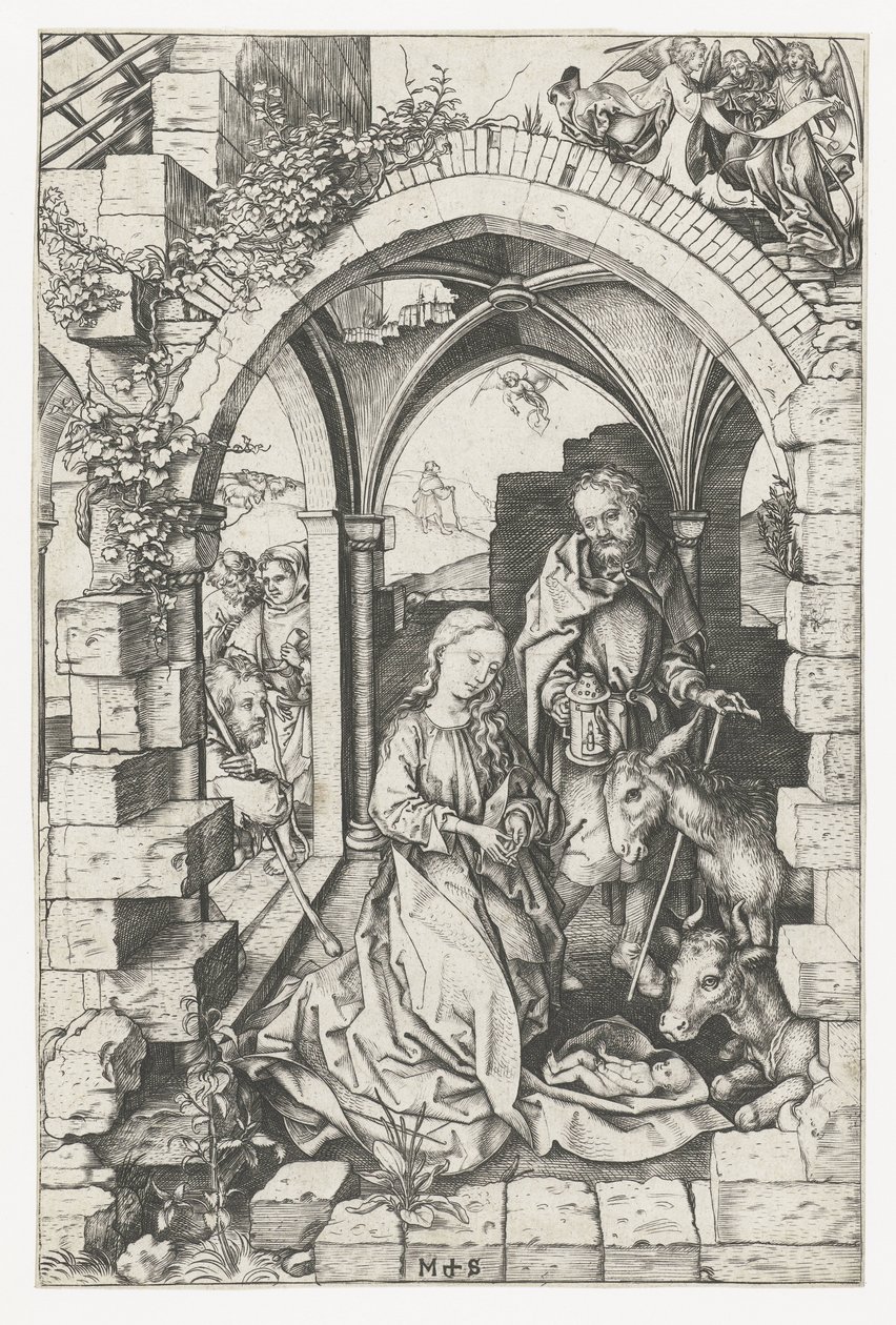 Kristi födelse av Martin Schongauer